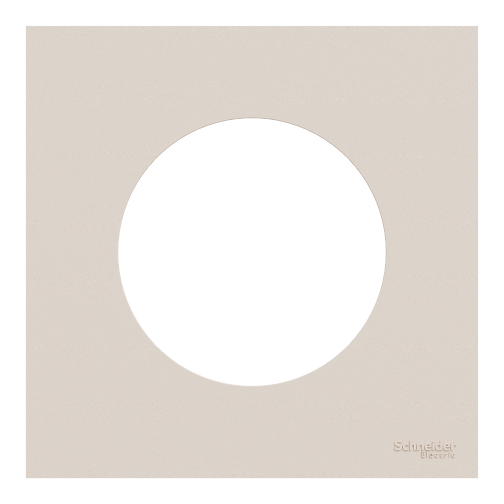 Odace plaque 1 poste beige sable